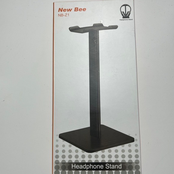 NWT New Bee NB-Z1 silver and white headphone stand - Picture 2 of 5